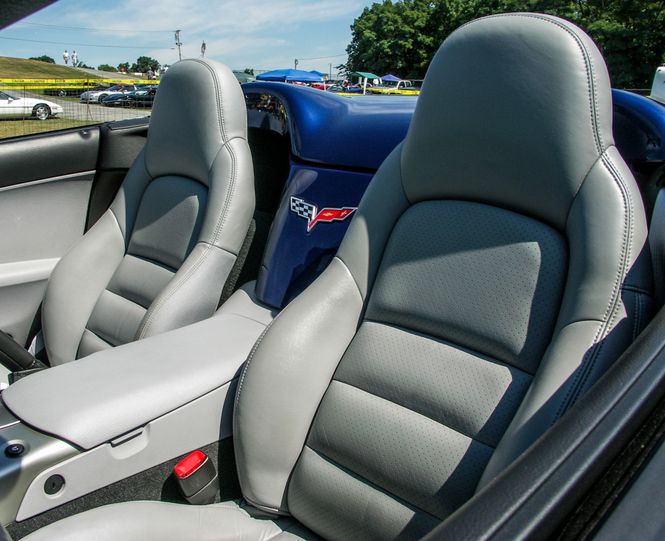 Hovedbilde 2005-2011 Corvette 100% Leather Sport Seat Cover ...