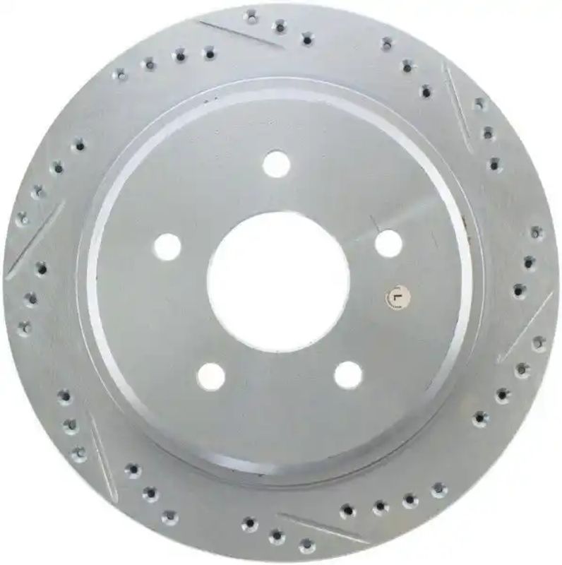 1997-2013 CORVETTE BREMSESKIVE VENSTRE BAK -  Drilled/Slotted